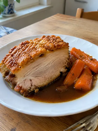 Krustenbraten mit knuspriger Schwarte