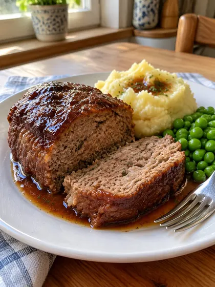 Saftiger Hackbraten