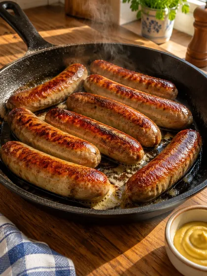Bratwurst richtig braten