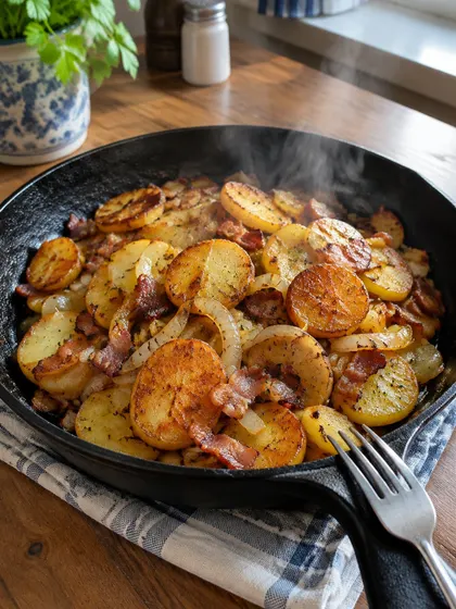 Bratkartoffeln, die wirklich knusprig werden