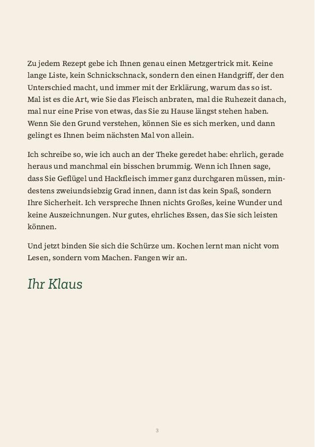 Was ein Metzger im Haus hat